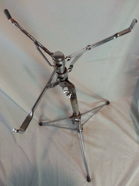 Gretsch "Buck Rogers" Snare Drum Stand Tripod Chrome Basket Vintage 50s-60s* — main photograph