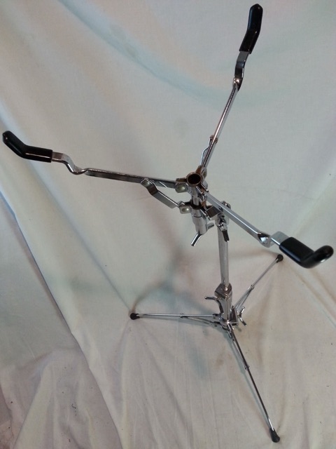 Rogers Snare Drum Stand Single-Braced Chrome Holiday Powertone Vintage 60s USA* — main photograph