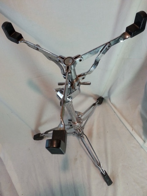 Rogers R-380 Snare Drum Stand Heavy Duty Double-Braced Chrome Vintage 80s* — main photograph