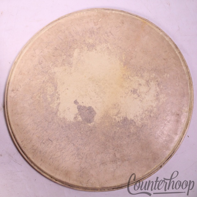 Slingerland 16"Floor Tom Calf Skin Drum Head Batter/Resonant USA Vintage 40s RK — main photograph