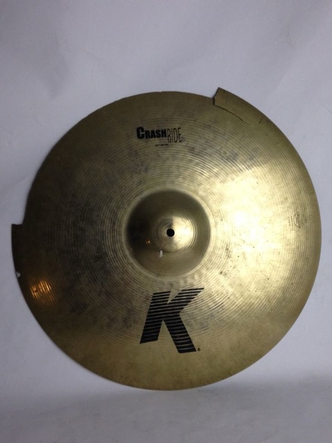 Zildjian K 21" Crash/Ride Cymbal Project USA Turkish Co B20 2370g ++Sound File* — main photograph