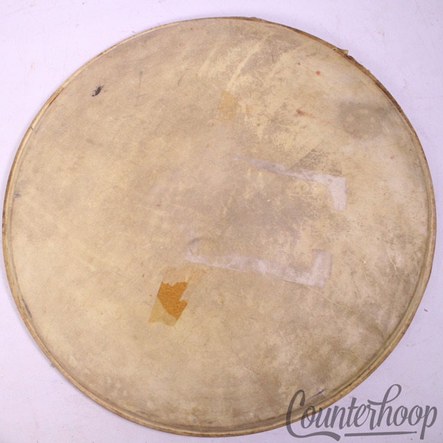 Slingerland 18"Floor Tom/Bass Drum Calf Skin Head Radio King Vintage 40s-50s USA — main photograph