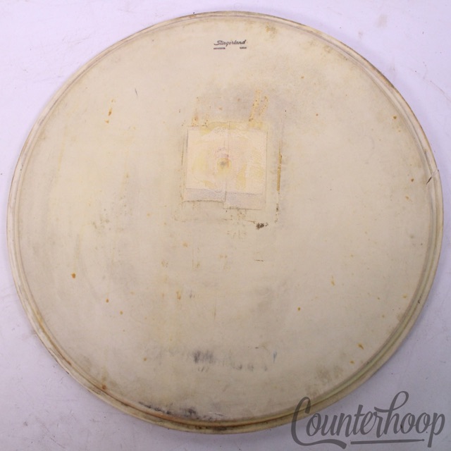 Slingerland 20"Bass Drum Calf Skin Head Logo Batter Sound King Vintage 60s USA* — main photograph