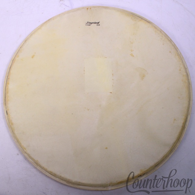 Slingerland 20"Bass Drum Calf Skin Head Logo Batter Sound King Vintage 60s USA* — main photograph