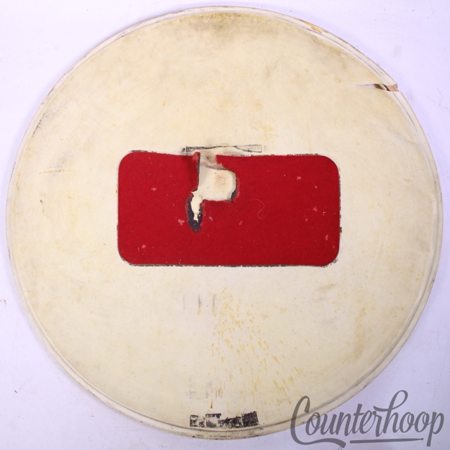 Gretsch 22"Bass Drum Head Calf Skin Broadkaster 3Ply Maple Flesh Hoop Batter USA — main photograph