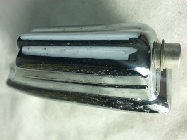 Rogers 1x Beavertail Bass Drum Lug Chrome Spring-Less 9/72 XP8 70s Vintage* — main photograph