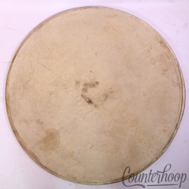 Gretsch 23.5"Bass Drum Head Calf Skin Maple Flesh Hoop Batter USA Rare Size 1/2" — main photograph