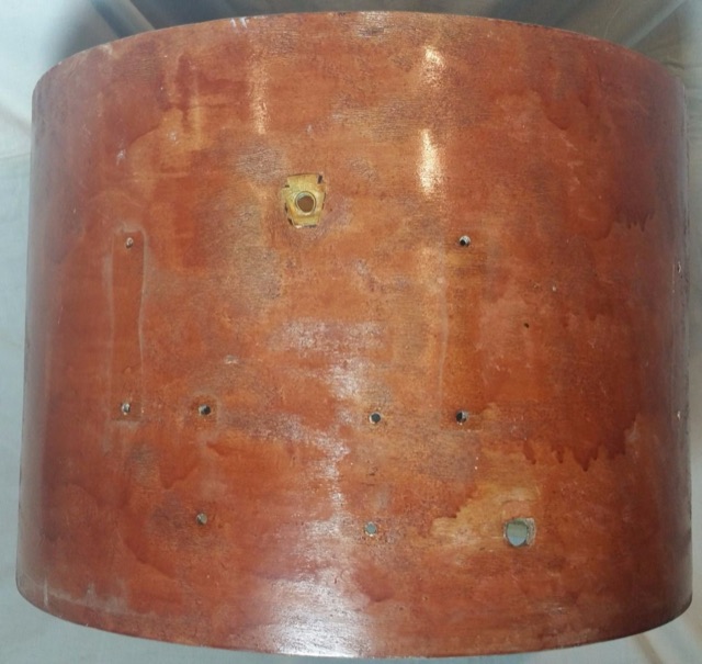 Ludwig 20x14"3ply African Mahogany/Maple Bass Drum Shell Club Date Vintage 60s* — main photograph