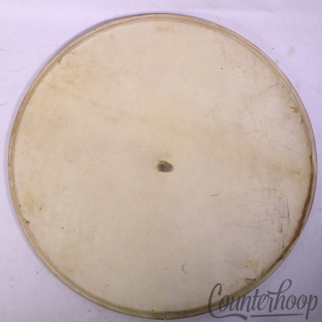 Leedy 24"Bass Drum Calf Skin Head 1Ply Maple Flesh Hoop Batter/Resonant Vintage — main photograph