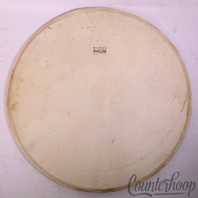 Slingerland Radio King 24" Bass Drum Calf Skin Head Vintage 40s Sparks USA RK* — main photograph