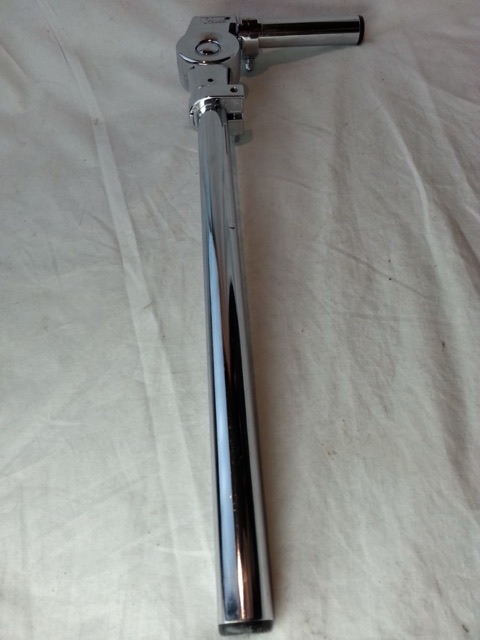 Pearl Single Tom Drum 7/8"Tube Arm Mount Chrome 70s Stamp Made in Japan* — main photograph