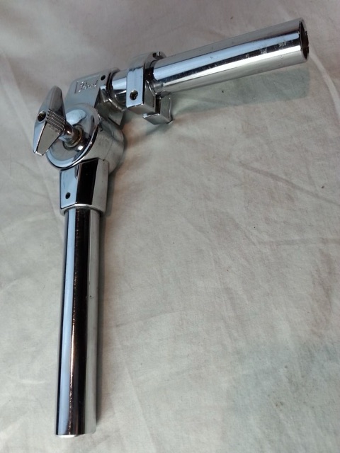 Pearl Single Tom Drum 7/8" Short Tube Arm Mount Chrome 70s Stamp Made in Japan* — main photograph