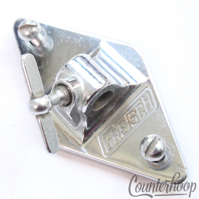 Gretsch Floor Tom Drum Leg Mount/Bass Cymbal L-Arm Diamond Bracket Chrome RB 50s — main photograph