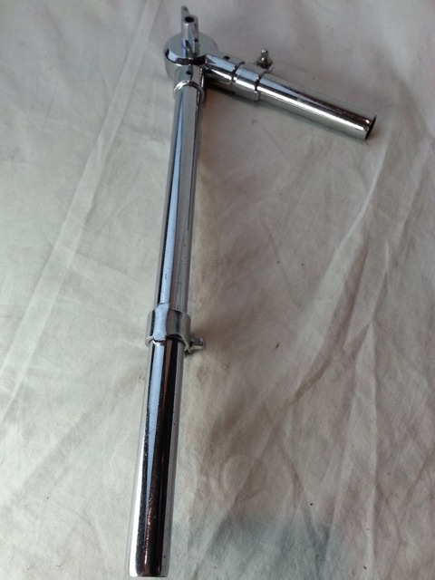 Pearl Single Tom Drum 3/4"Tube Long Arm Mount Chrome Vintage 80s Japan* — main photograph