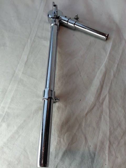 Sonor Single Tom Drum 3/4"Tube Long Arm Mount Chrome Vintage 80s Germany* — main photograph
