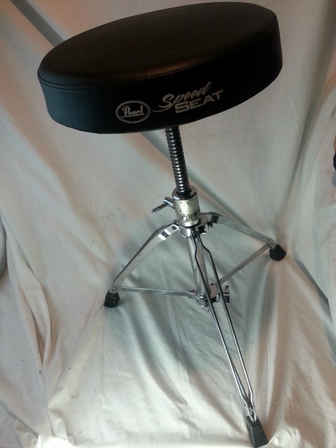 Pearl Speed Set Drum Throne for Set/Kit Double Braced Heavy Duty Chrome* — main photograph