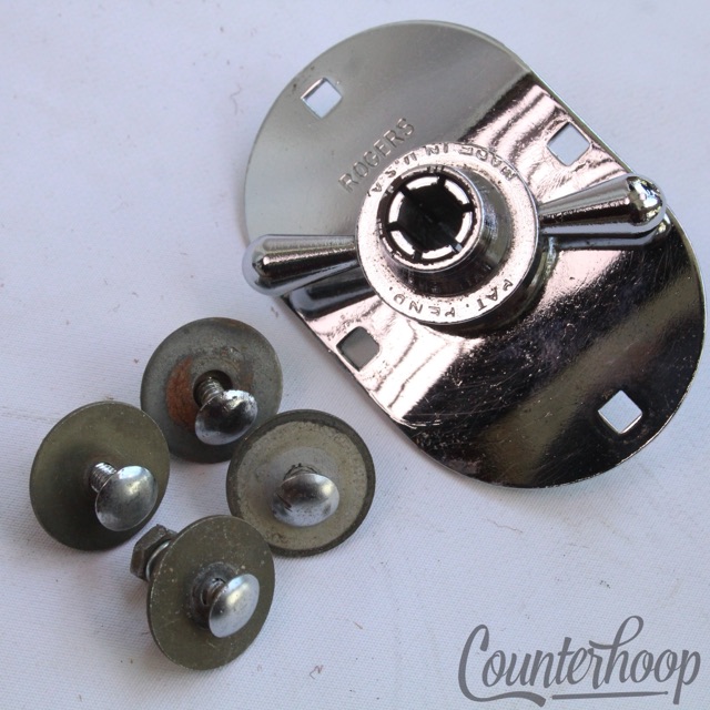 Rogers Swivomatic Bass Drum Tom/Cymbal Arm Straight Mount Machined Collet Post* — main photograph
