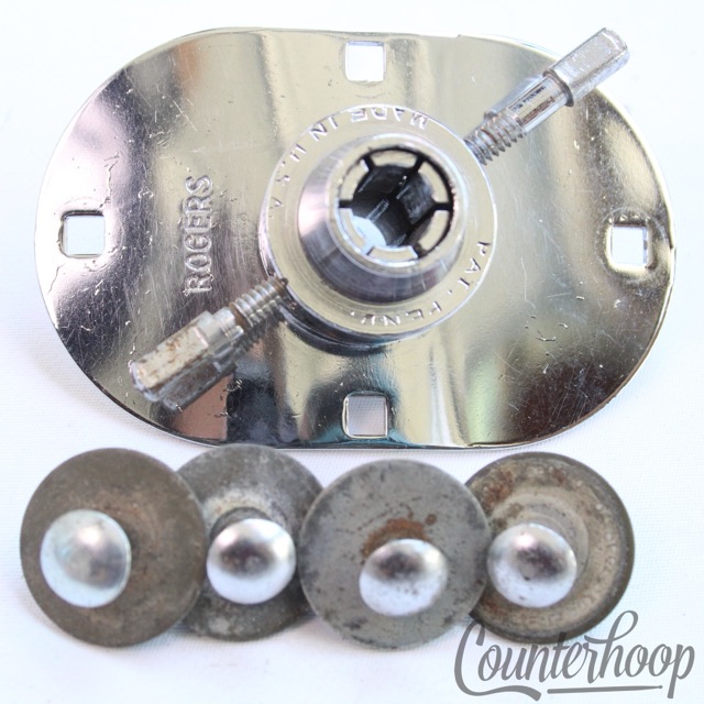 Rogers Swivomatic Straight Mount Bass Drum Tom Post/Cymbal Arm Machined Collet* — main photograph