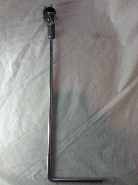 Slingerland L-Arm Cymbal Stand Adjustable Tilter Mount 3/8" Chrome Vintage 60s* — main photograph