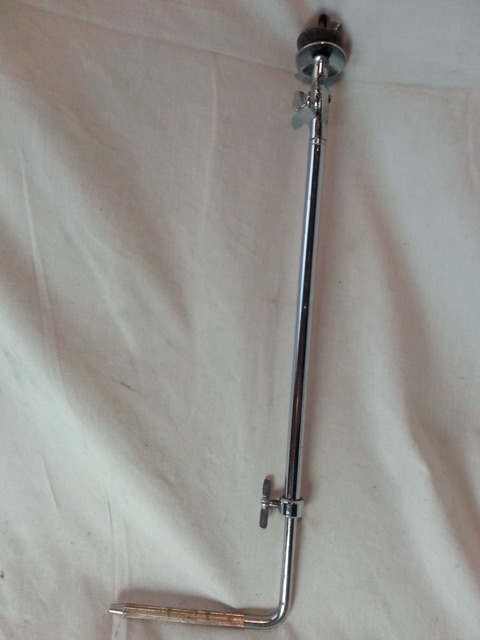 Ludwig L-Arm Cymbal Stand Adjustable Tilter Mount 3/8"Chrome Vintage 50s Chicago — main photograph