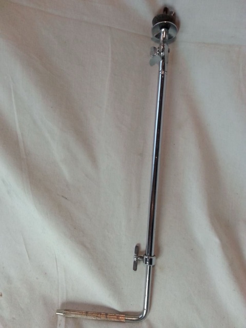 Ludwig L-Arm Cymbal Stand Adjustable Tilter Mount 3/8"Chrome Vintage 50s Chicago — main photograph