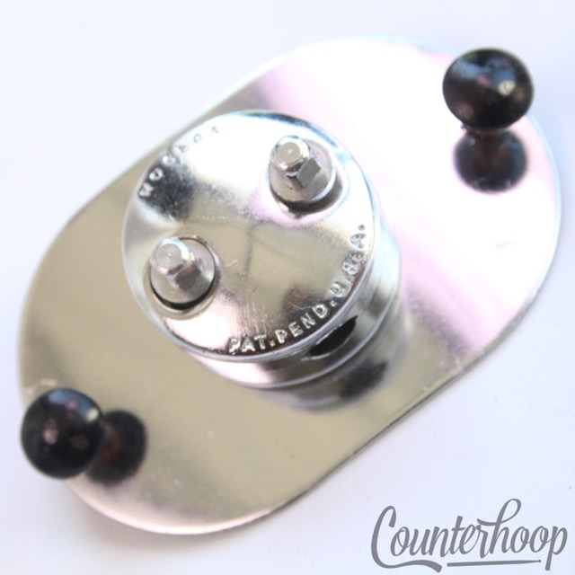 Rogers Knobby Hex Floor Tom Drum Leg Mount Cymbal Arm Swivomatic Prototype 50s — main photograph