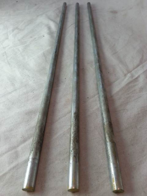 3x 14/16/18" Floor Tom Drum Legs 18"Steel Rods Straight Set* — main photograph