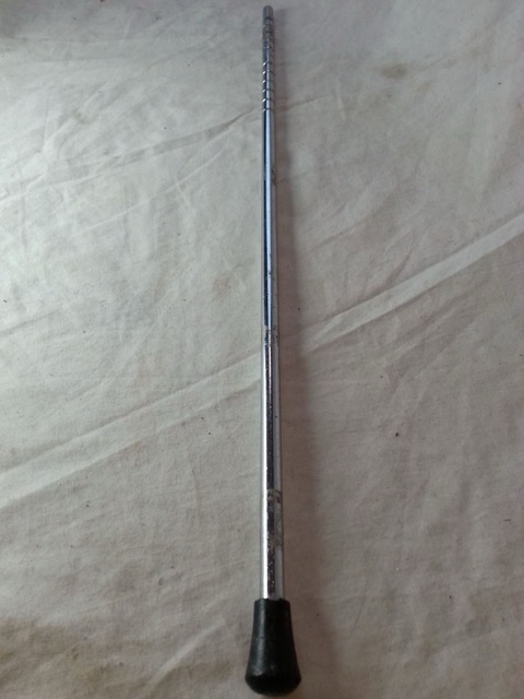 Camco 14/16/18"Floor Tom Drum Leg 20" 12-Grooves Chrome Vintage 60s Oaklawn USA — main photograph