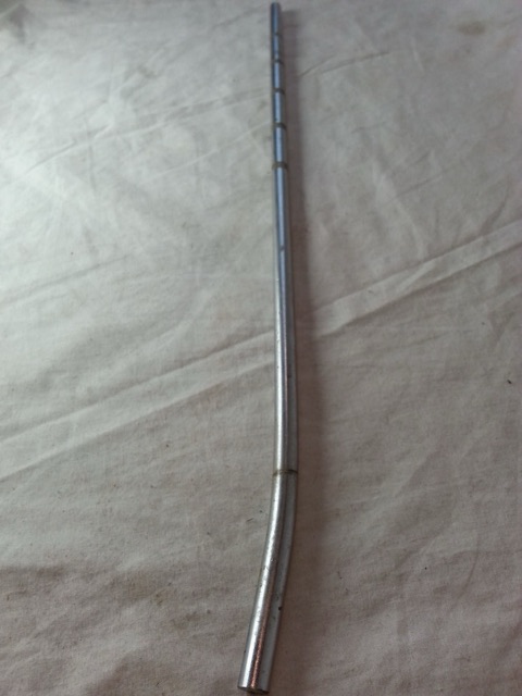 Gretsch 16/18"Floor Tom Drum Leg 18" 5 Knurling Grooves Chrome Vintage 60s RB* — main photograph