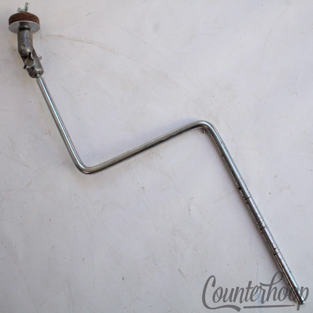 Slingerland Cymbal L-Arm Stand 3/8" Crash/Splash Bass Drum Mount Vintage 60s USA — main photograph