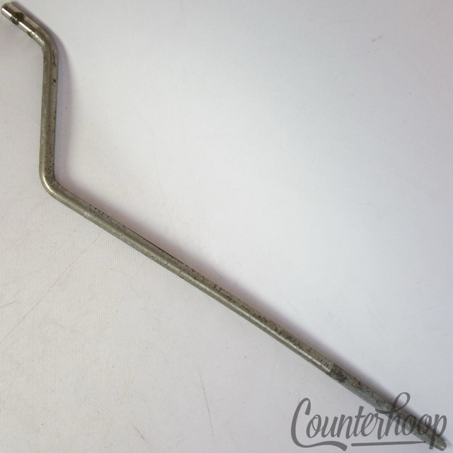 Ludwig 16/18"Floor Tom Drum Leg 17"Cross Knurling Nickel Classic Vintage 60s USA — main photograph