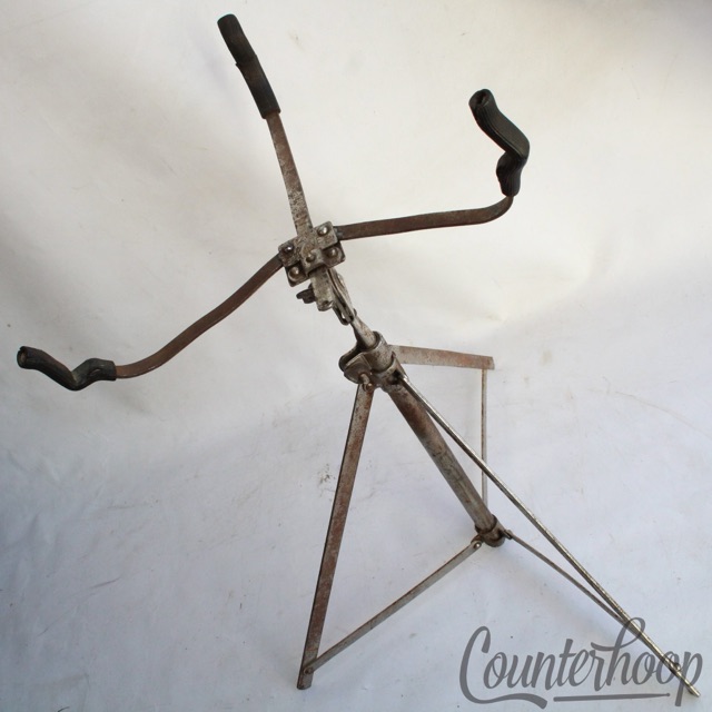 Walberg&Auge Marvel Snare Drum Stand Nickel 14/15/16"Basket Adjustment Floor Tom — main photograph