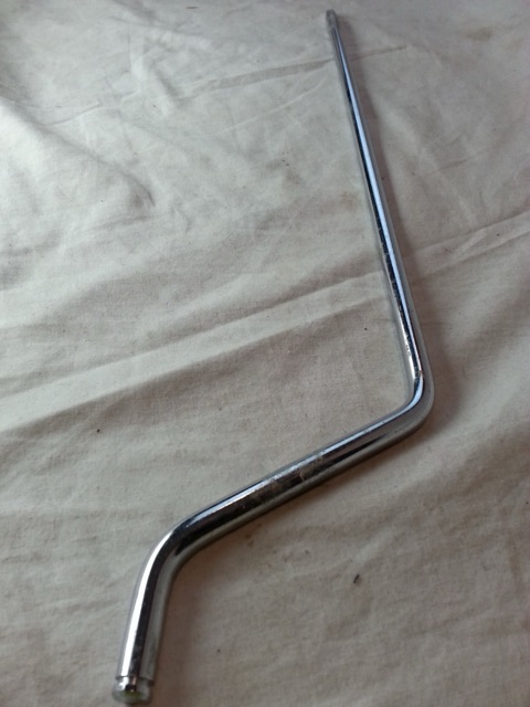 Premier Floor Tom Drum Leg Chrome Vintage 60s-70s Elite Parts Made In England* — main photograph