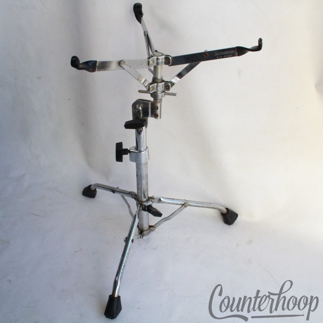 Ludwig Hercules Snare Drum Stand Chrome Vintage Chicago 70s Plastic Set Screws* — main photograph
