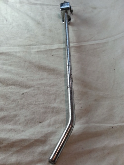Premier Floor Tom Drum Leg+Spring-Loaded Mount Chrome Vintage 60s Elite England — main photograph