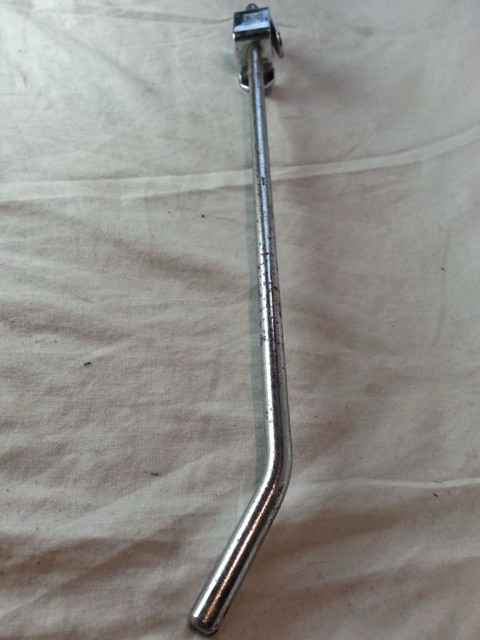 Premier Floor Tom Drum Leg+Spring-Loaded Mount Chrome Vintage 60s Elite England — main photograph