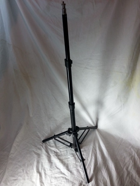 Photo Booth Stand Telescoping Tripod 38" Tall Max Light Weight Threaded Top* — main photograph