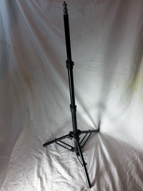 Photo Booth Stand Telescoping Tripod 38" Tall Max Light Weight Threaded Top* — main photograph