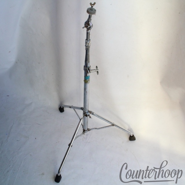 Ludwig Hercules Straight Crash/Ride Cymbal Stand Vintage 70s Tube-Leg Tripod USA — main photograph
