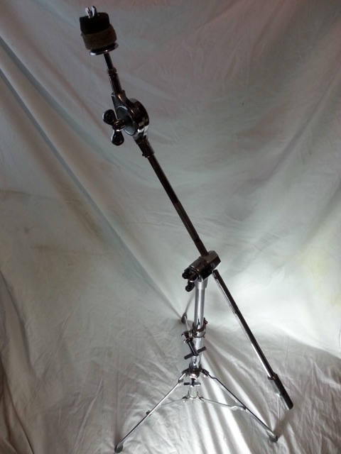 Slingerland Crash Cymbal Boom Arm Stand Vintage 70s 4-Piece Chrome* — main photograph