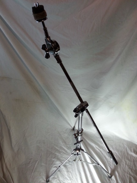 Slingerland Crash Cymbal Boom Arm Stand Vintage 70s 4-Piece Chrome* — main photograph