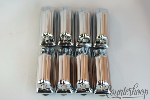 Rogers 8x Beavertail Bass Drum Lugs Chrome Cleveland/Dayton Vintage60s Powertone — main photograph
