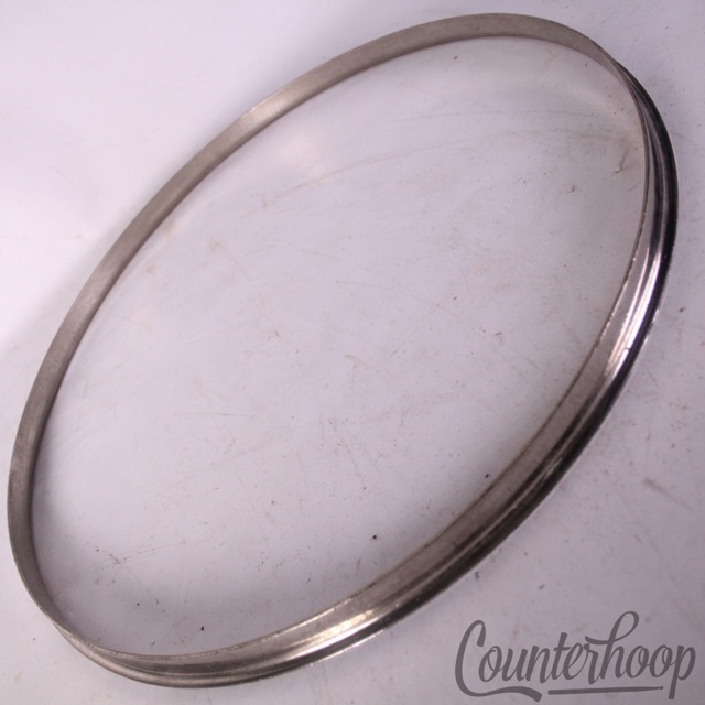 Slingerland 16"Radio King Floor Tom Drum Rim/Hoop Nickel-Brass NOB Vintage 40s* — main photograph