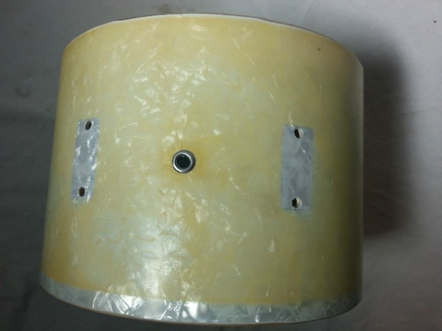 Rogers 12x8"Tom Drum Shell Vintage 60s WMP Cleveland,OH USA Tower Maple Project — main photograph