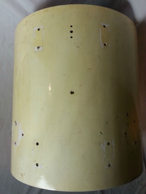 Rogers 16x16" Floor Tom Drum Shell Dayton,OH Powertone USA Keller 5ply Maple* — main photograph