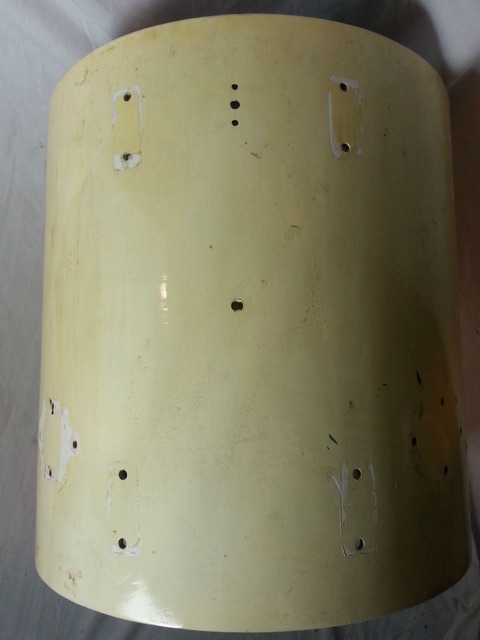 Rogers 16x16" Floor Tom Drum Shell Dayton,OH Powertone USA Keller 5ply Maple* — main photograph
