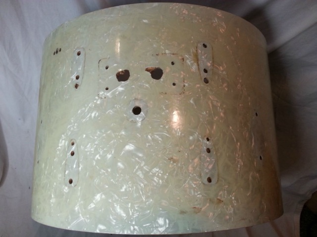 Gretsch 22x14" WMP Bass Drum Shell 3ply Maple Vintage 50s Round Badge RB USA* — main photograph