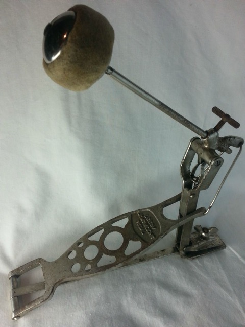 Leedy Light-Weight Bass Drum Pedal Vintage 20s Indianapolis Early American USA* — main photograph