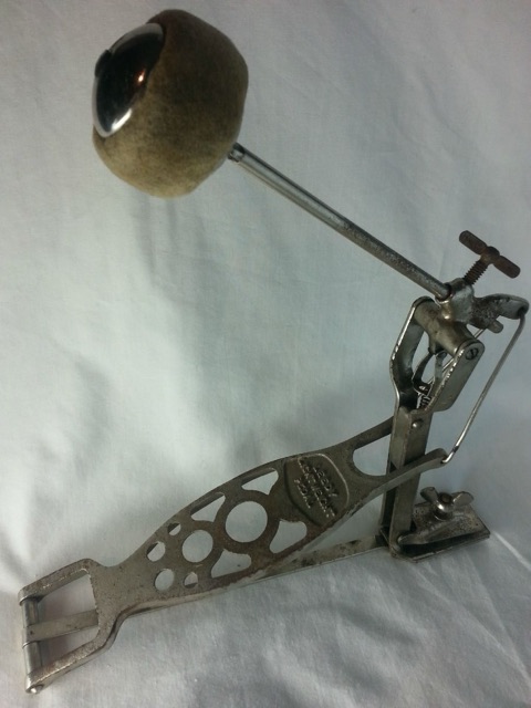 Leedy Light-Weight Bass Drum Pedal Vintage 20s Indianapolis Early American USA* — main photograph