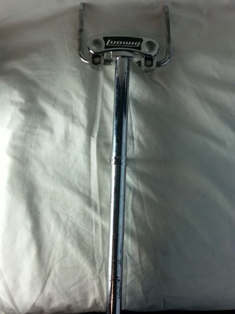 Ludwig Drum Tom L-Arm Holder Bass Drum Post Mount 1", 19 5/8"Long Classic 70s US — main photograph